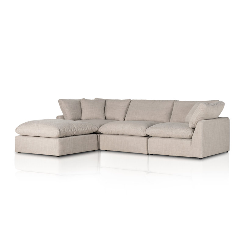 Stevie Modular Sectional, Gibson Wheat Polyester Blend