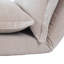 Plancher convertible multi-positions, mousse, fauteuil décontracté, crème antique, structure en métal, confortable dans les petits espaces
