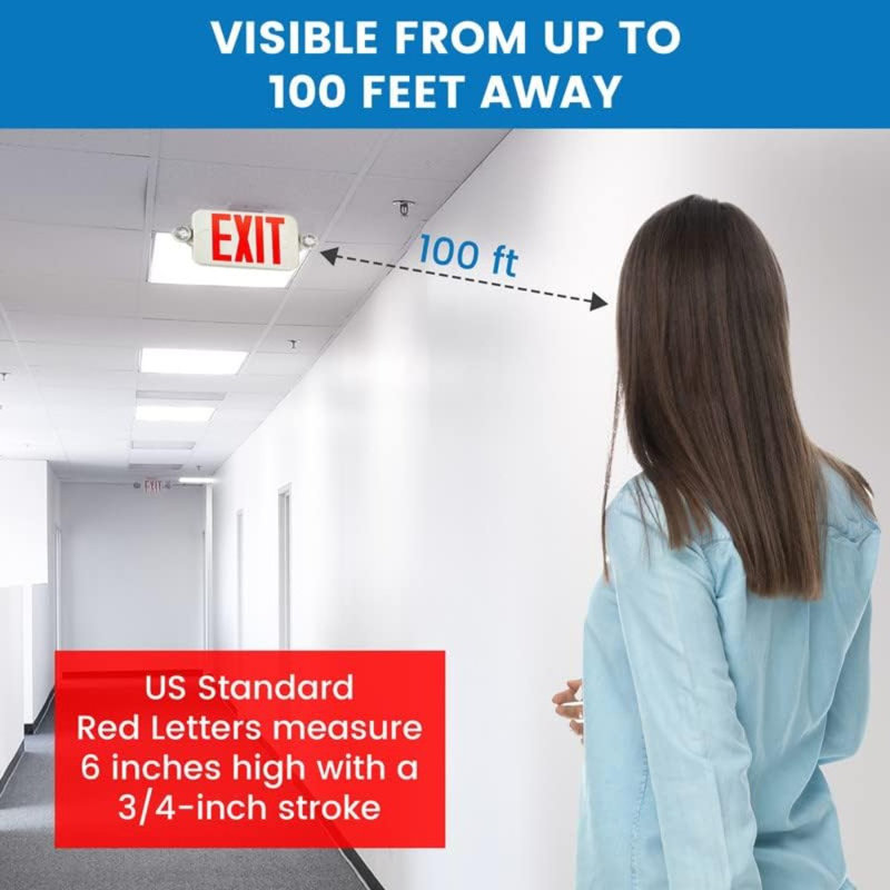 Ciata Lighting Thermoplastic LED Double Sided Exit Sign