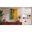Bamboo Against Gold Japandi - Wrapped Canvas-710118371-710118380