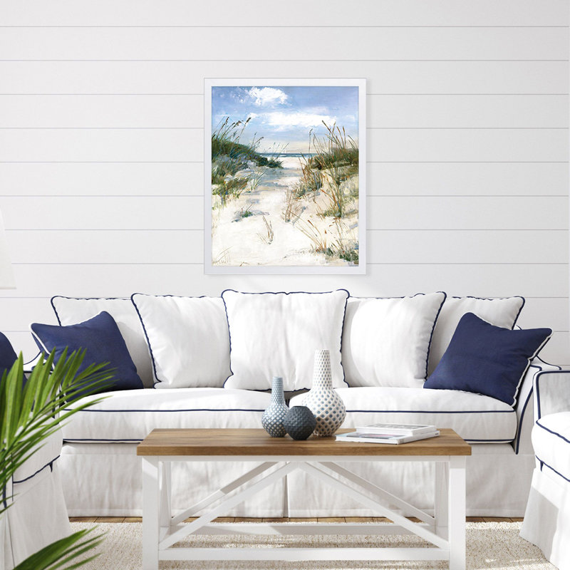 Reproduction d’art sur papier encadrée « dune View »