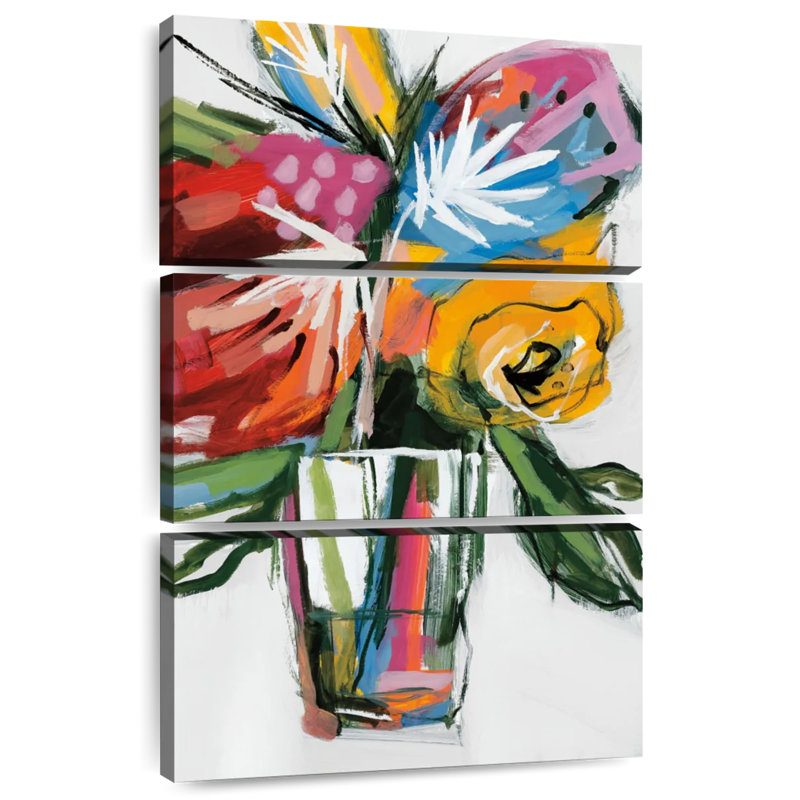 November Blooms V, 57" H x 36" W