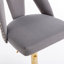 Aryton Swivel Upholstered and Velvet Adjustable Height Bar Stool