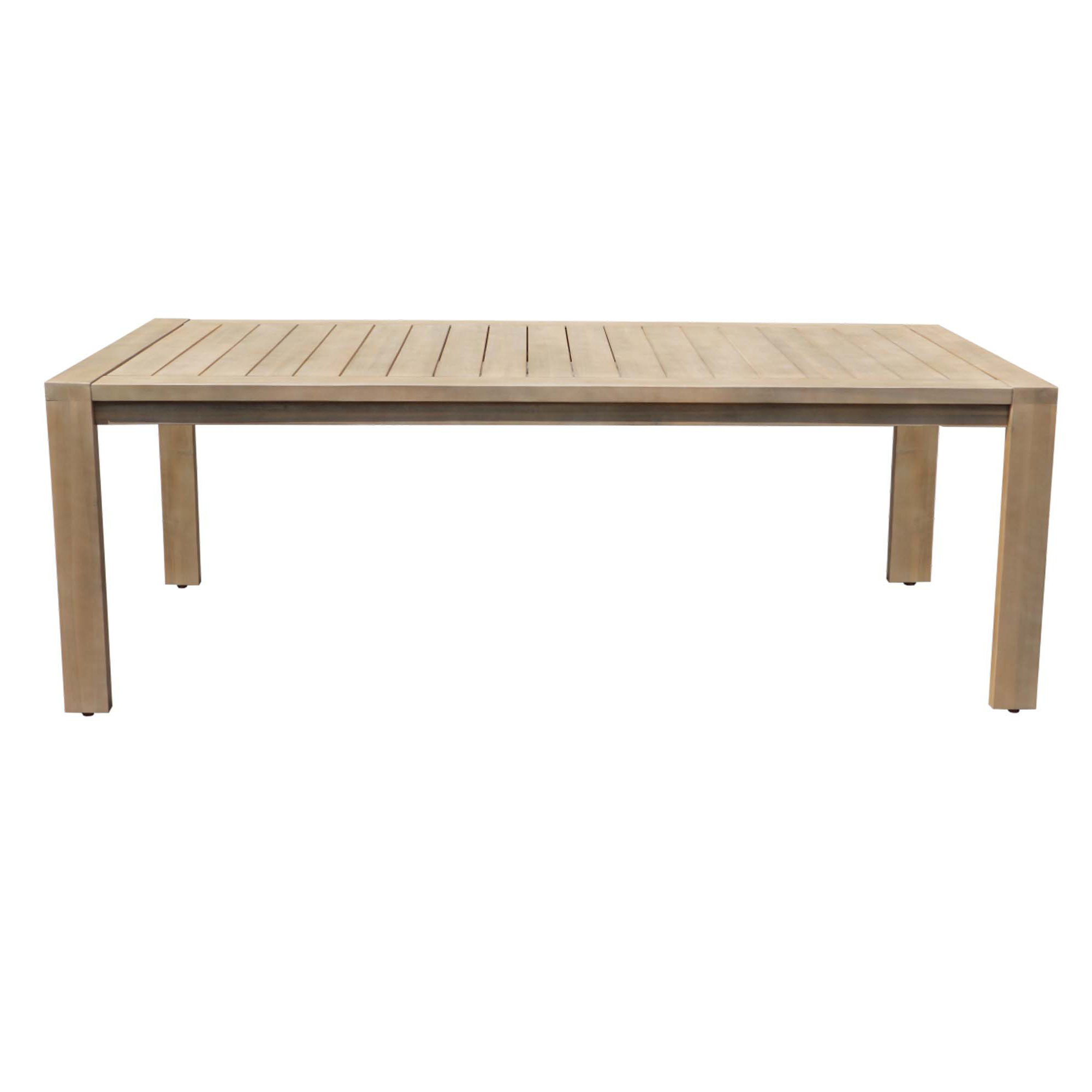 Joly Outdoor Dining Table, Teak, 30" H x 87" W x 40" D