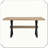 X-Shaped Legs Dining Table Sturdy Durable Stylish Practical-1164512474