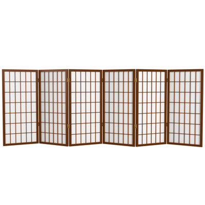 Alex 36.25'' H Short Folding Shoji Screen