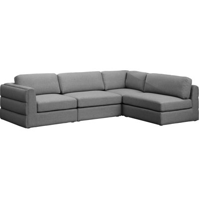 Canapé modulaire réversible de 114 po de largeur Howardine