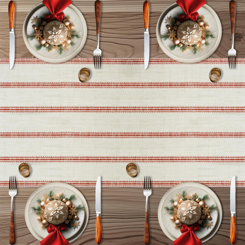 Chemin de table Abinash, Rouge campagnard