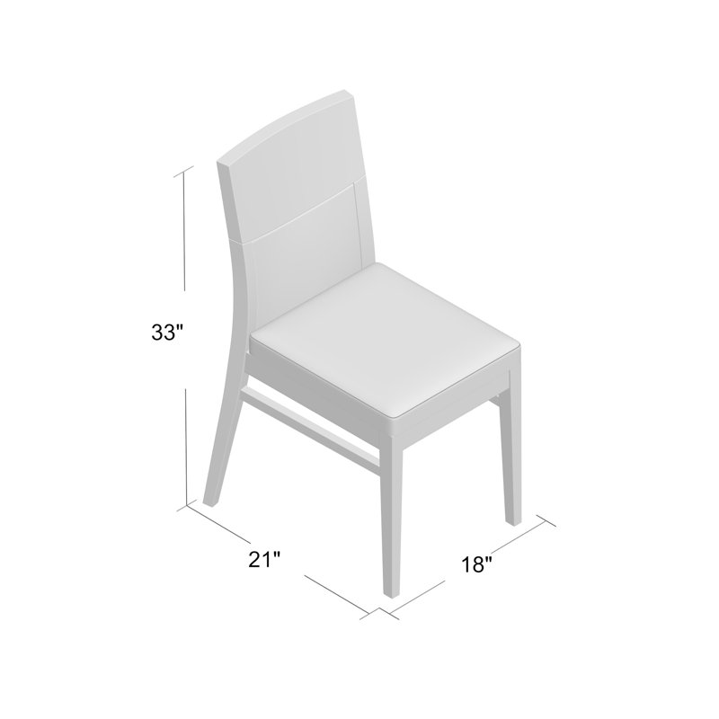 Chaise de salle à manger rembourrée