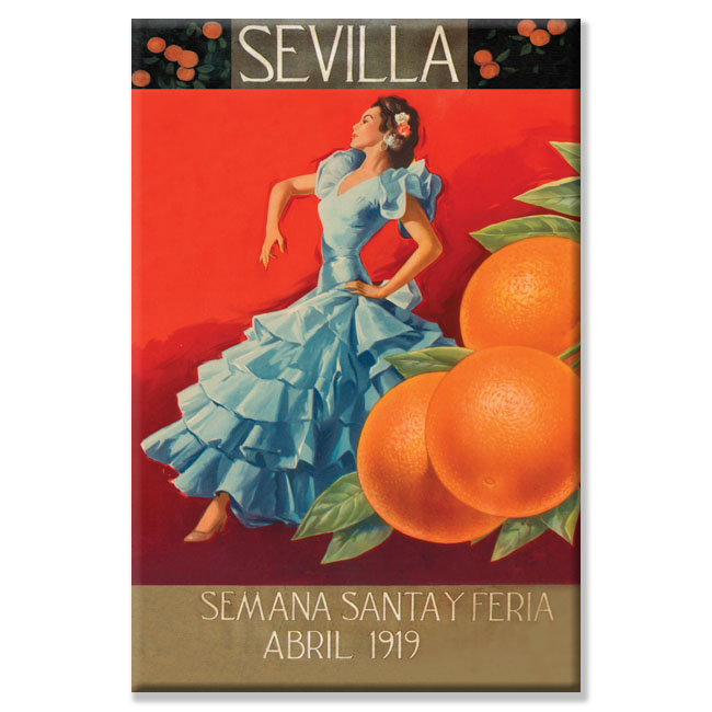 « sevilla fair week », publicité sur toile tendue, H 24 po x l 16 po, Wrapped Canvas