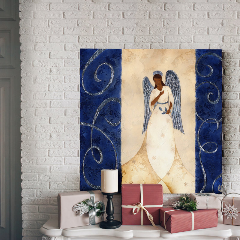 « Blue Angel I », reproduction d’art sur toile tendue, H 24 po x l 24 po x P 1 po