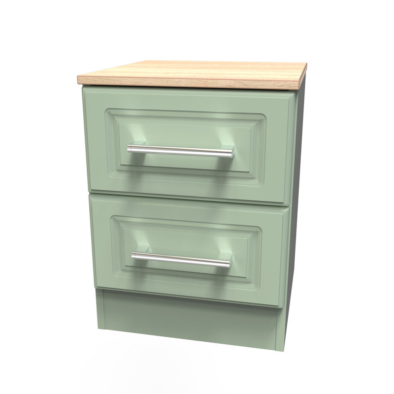 Aalysia 37cm W Manufactured Wood Bedside Table