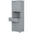Tall Bathroom Cabinet With Laundry Basket, Large Storage Space Tilt-Out Laundry Hamper And Upper Storage Cabinet, Grey-284190804