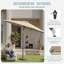 Parasol de marché 108 po, octogonal, beige 108 po-1047038478-1041698629