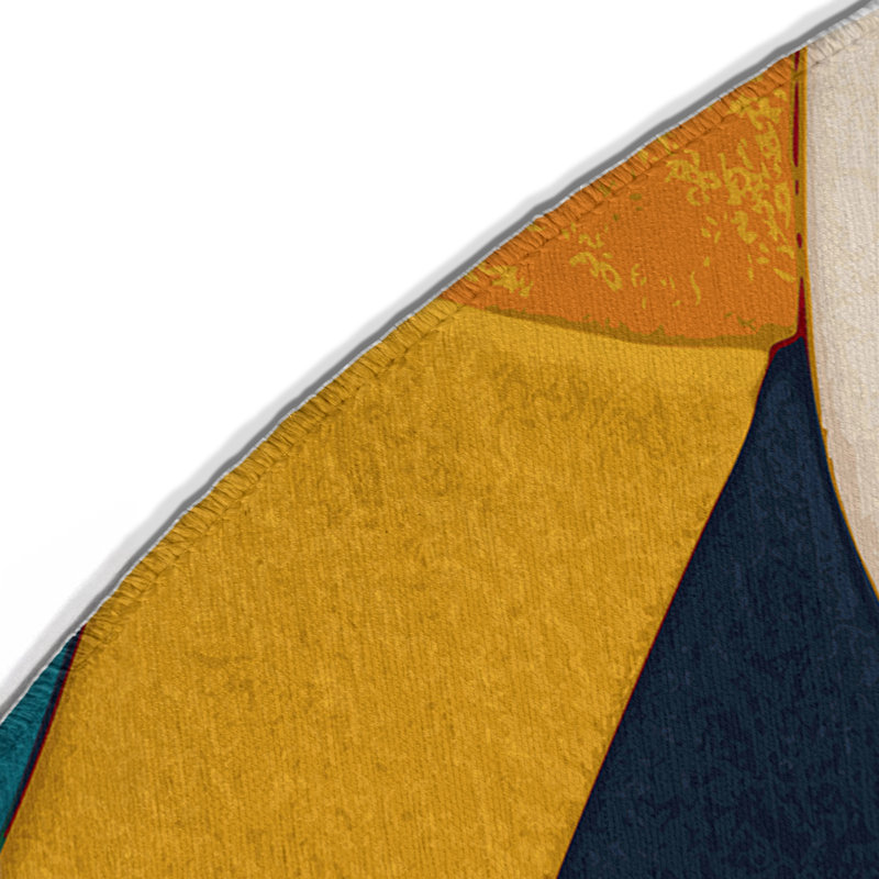 Snappy Jiggle Indoor And Outdoor Area Rug, Round 5'