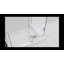 45.5" x 34.5 x 78" Hinged Frameless Shower Door-655740284
