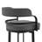 Kellum Swivel Counter and Bar Height Barstool with Arms in Faux Leather Upholstery and Metal Legs-100511647-90763181-90850230