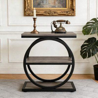 End Table,3-Tier Sofa Side Table