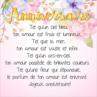 Joycelin DEL avec Dits - Anniversaire, plaque décorative