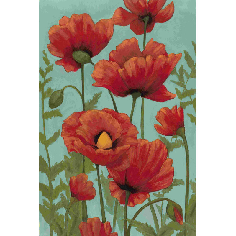 Poppy Promenade II, H 36 po x l 24 po