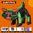Halloween Inflatable 7ft Green Cat with Shakable Head Scary Halloween Blow up Cat with Built-in LEDs