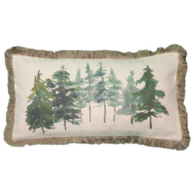  Polyester Lumbar Rectangular Pillow Cover & Insert