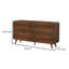 Commode double 6 tiroirs Karalynne