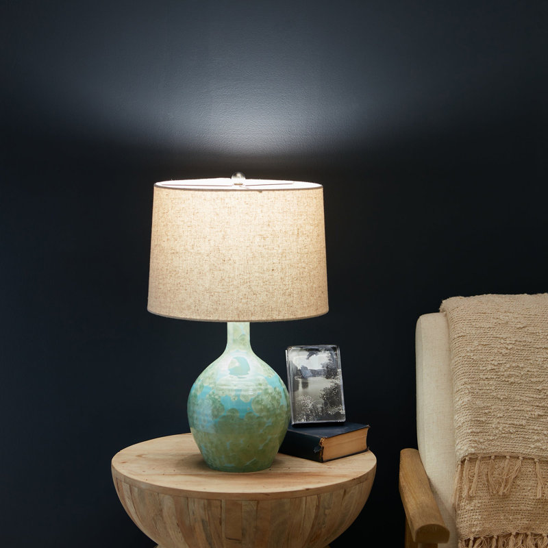 Crystalline Warren Lamp, Jade, 22.5" H x 7.75" W x 7.75" D