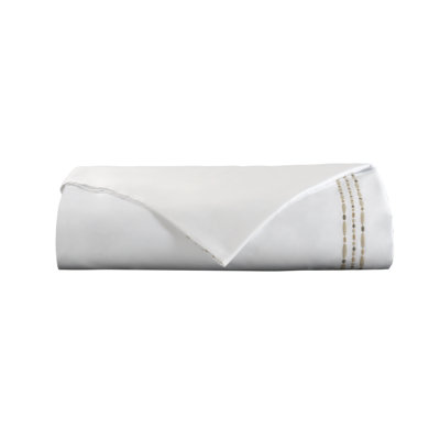 Sole Embroidery By DEA Sateen Duvet Cover