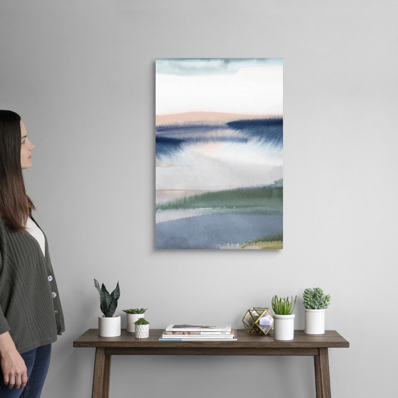 "Événement II" par Isabelle Z - reproduction d'art, Toile tendue, H 30 po x l 20 po x P 1,25 po