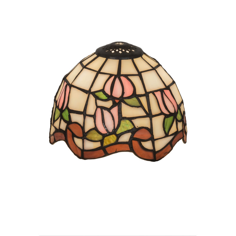 Dome Lamp Shade, Beige/Pink/Green/Purple