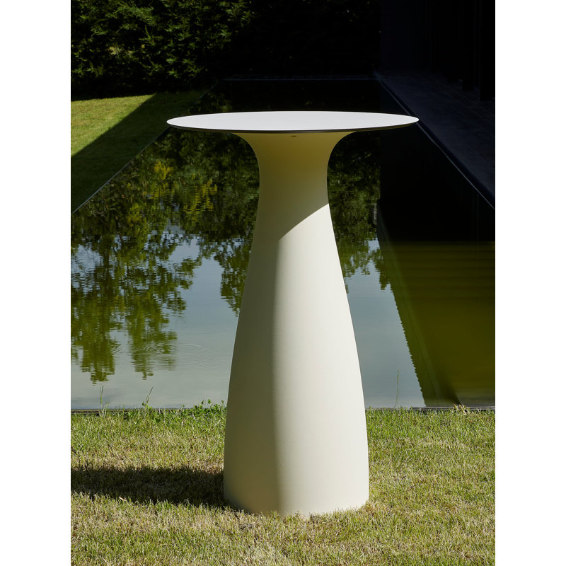 Baobab Round Bar Table, Ivory