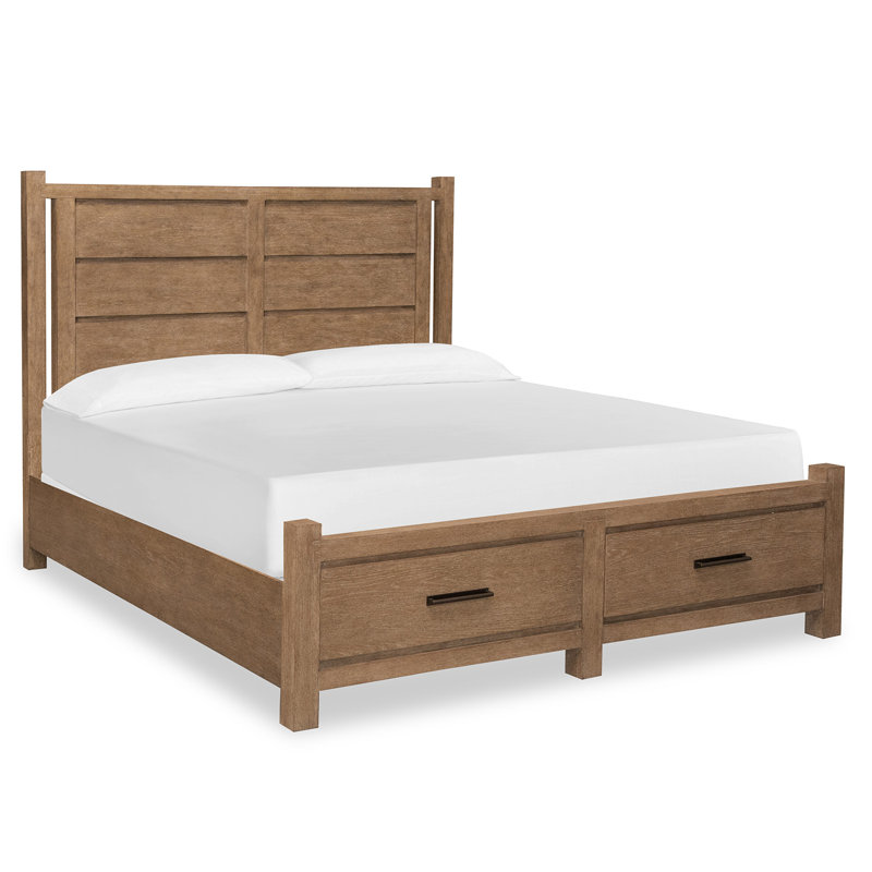 Wilmot Queen Panel Storage Bed, Queen, Sierra Brown