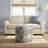 Reze Upholstered Pouf