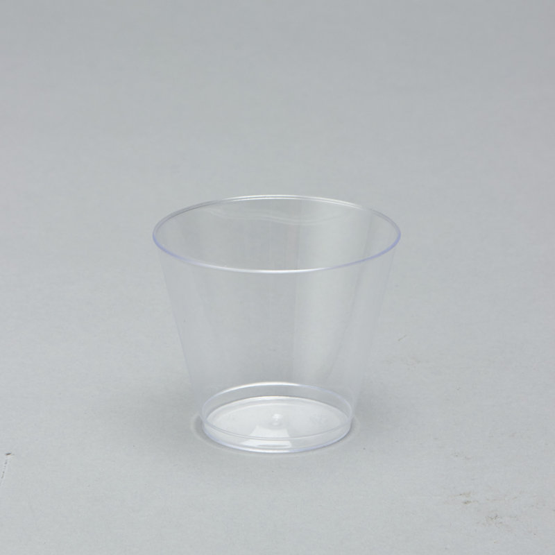 Tasse à dessert jetable en plastique