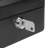 6" CASH BOX W KEY LOCK BLK