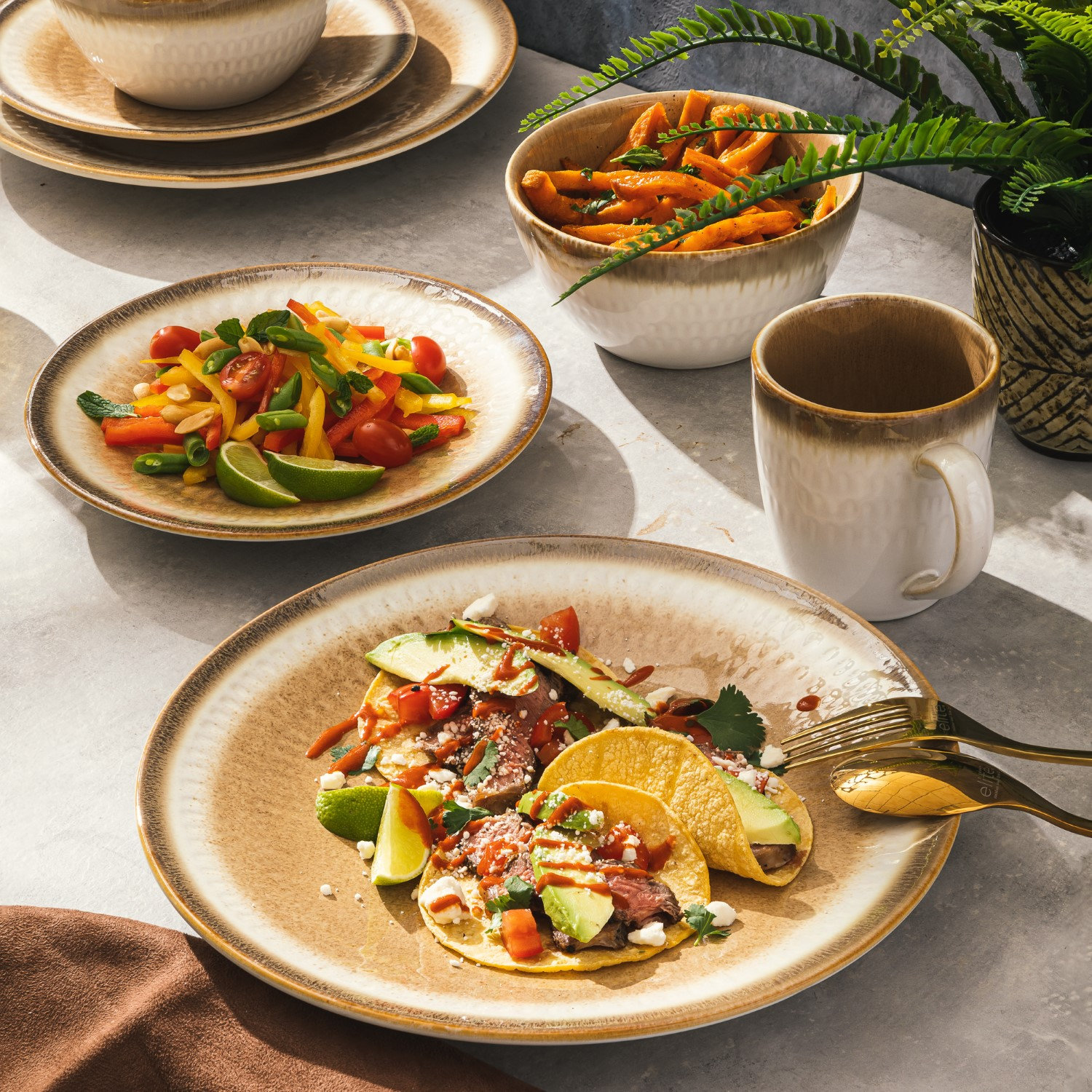 Moonstruck Stoneware Dinnerware Set