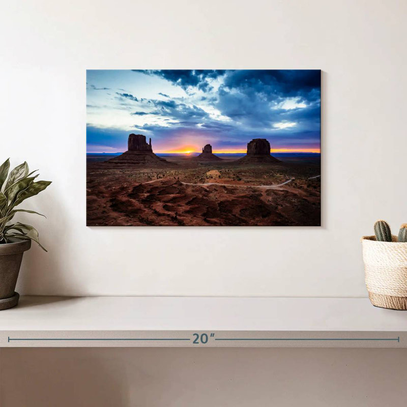 Alvord Monument Valley Desert Sunset, H 8 po x l 12 po