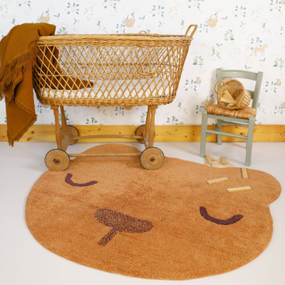 Coan Hand Tufted Cotton Brown/Black Rug