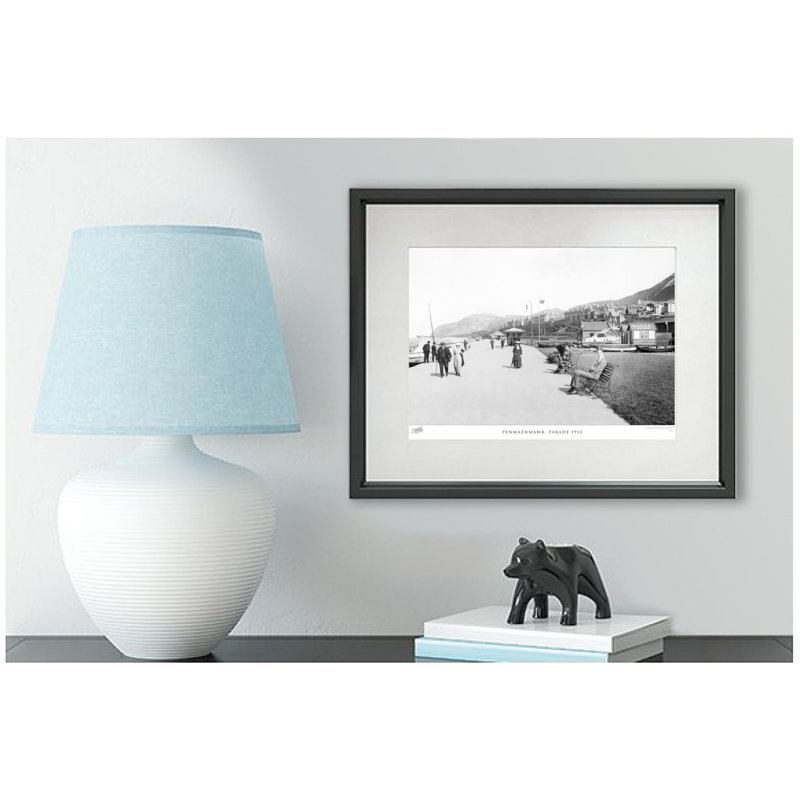 Penmaenmawr, Parade 1913 by Francis Frith - Single Picture Frame Print, 60cm H x 80cm W x 2.3cm D