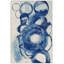 Reproduction d’art sur toile peinte à cercles bleus III-30011121