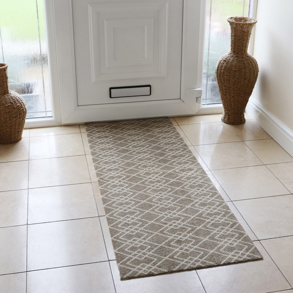 Non-Slip Geometric Indoor Doormat