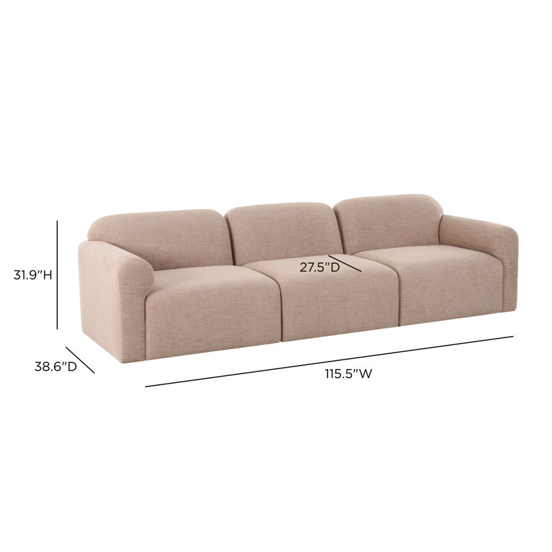 Sofa de performance Gorge Tan, Tanné