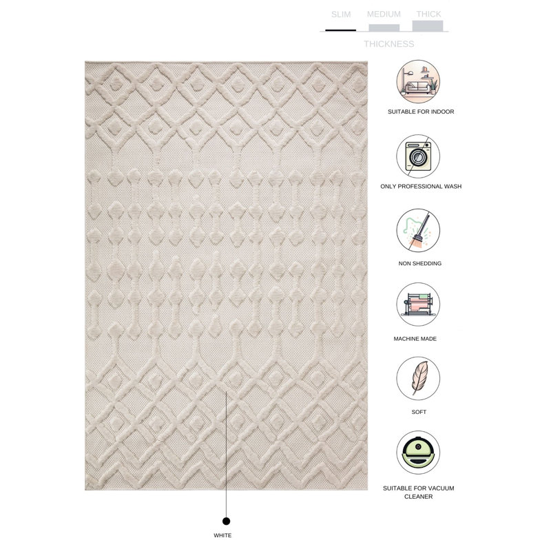 Tapis rectangulaire Stoiko, Rectangle 1 pi 8 po x 2 pi 8 po