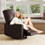 Faux Leather Chaise Lounge