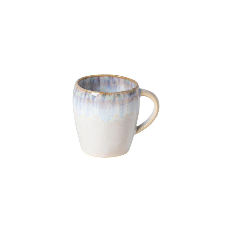 Brisa Handmade Stoneware Coffee Mug, Ria Blue