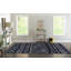 Tapis bleu / ivoire touffeté à la main Brixton Southwestern-1089917173