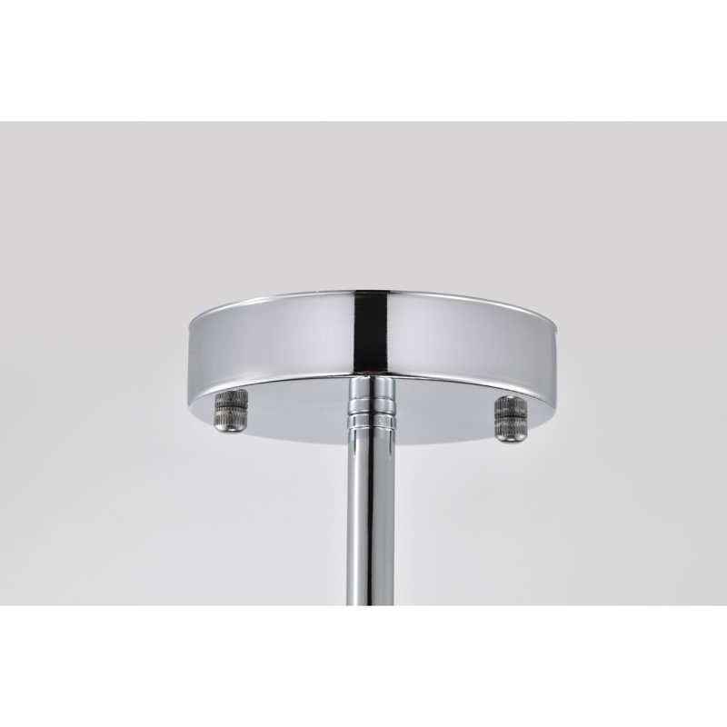 Luminaire suspendu en forme de dôme à 1 lumière Lowery