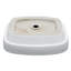 Lavabo de salle de bain semi-encastré en céramique 20 po x 15 po blanc - vasque de comptoir