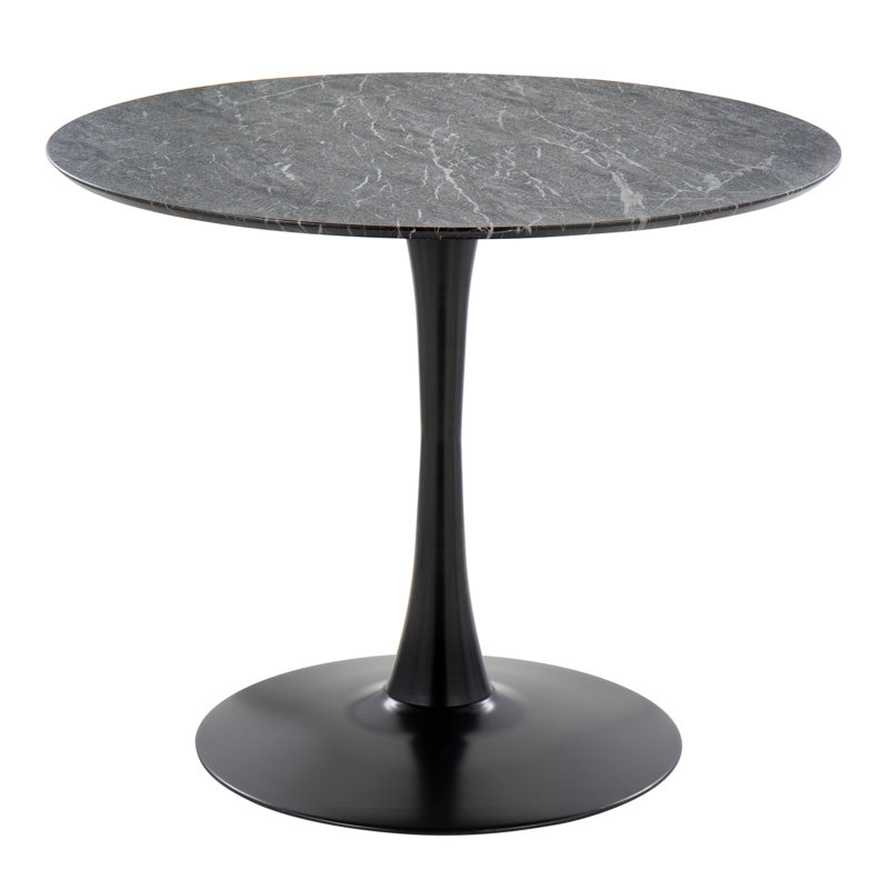 Table moderne, Noir / blanc, Noir